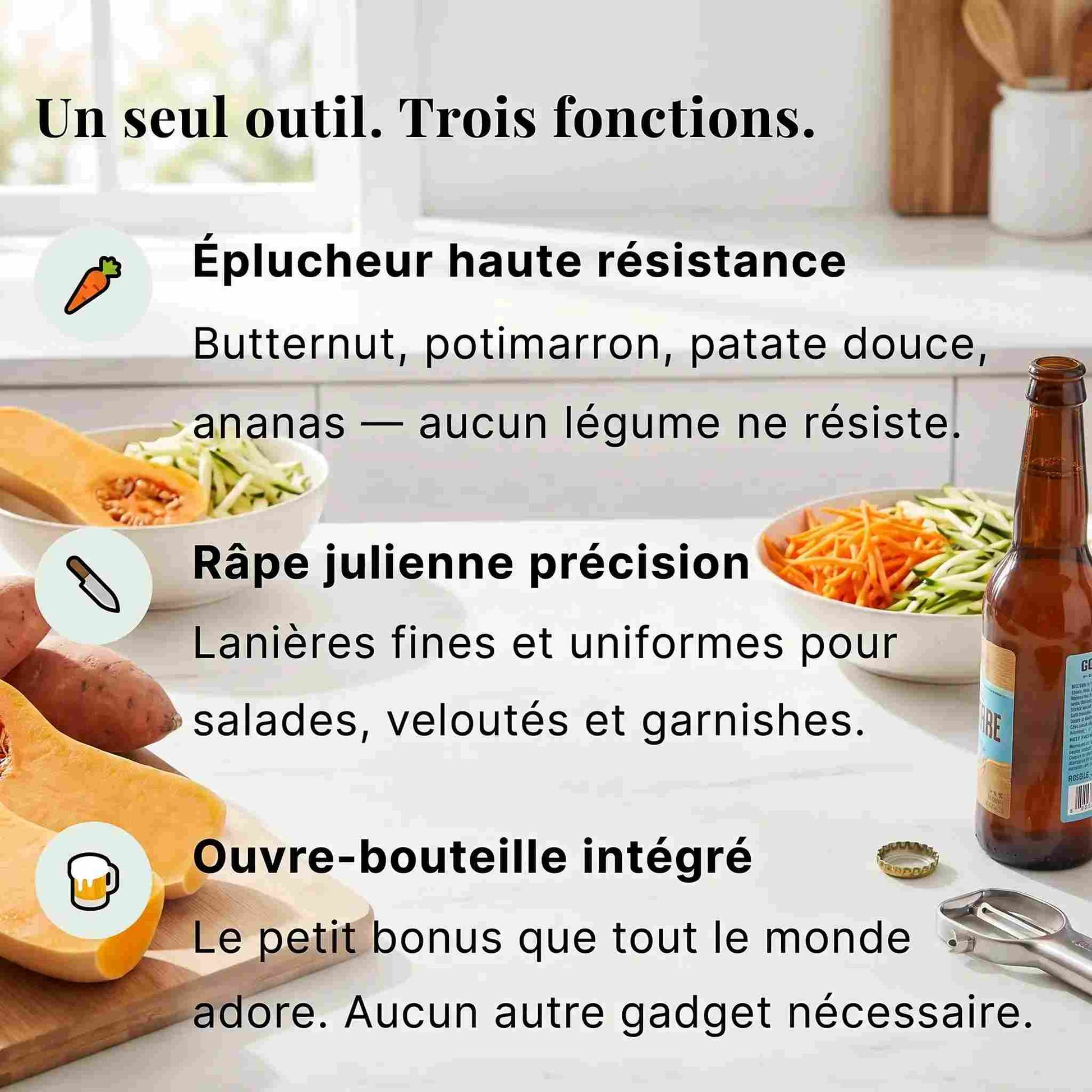 eplucheur de legume present