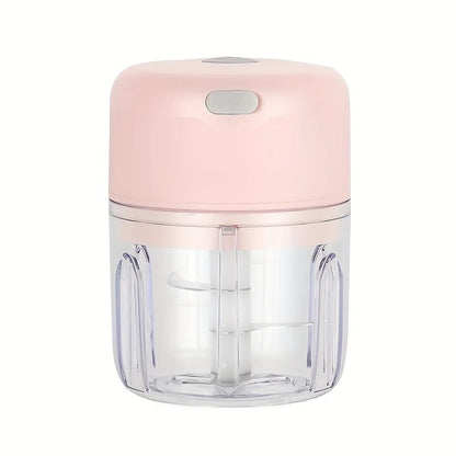 mini hachoir electrique affichage rose